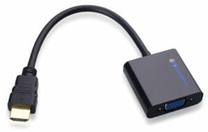 L’adattatore da HDMI a VGA Cable Matters #113046 consente una conversione senza problemi dei segnali HDMI su un display dotato di VGA