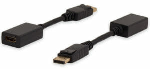Adattatore da DisplayPort ad HDMI, da DisplayPort maschio ad HDMI tipo A femmina