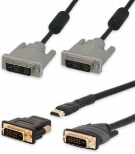 Cavi video DVI con connettori DVI-D standard, sino a 15,2 m