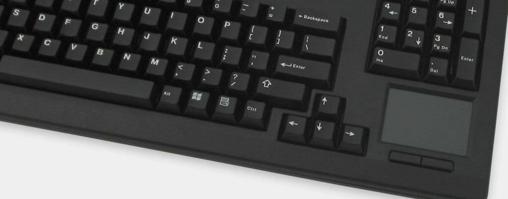 Tastierino ip22 per tastiera da banco standard con touchpad