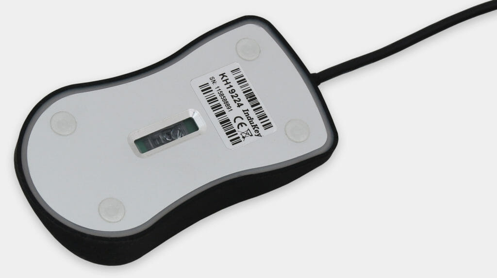 Mouse ottico industriale sigillato IP68, parte inferiore